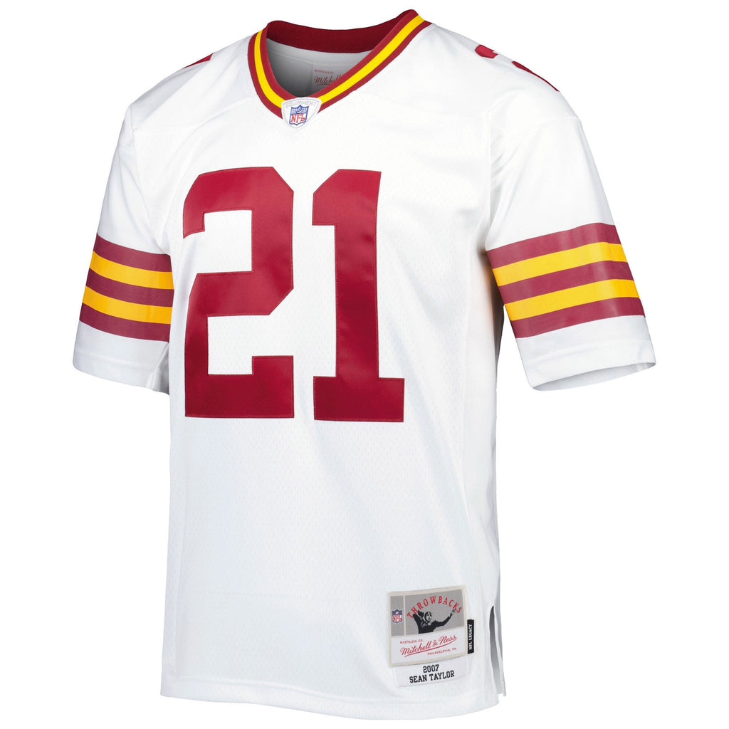 Men's Washington Commanders Sean Taylor Mitchell & Ness White Big & Tall 2007 Legacy Retired Player Jersey