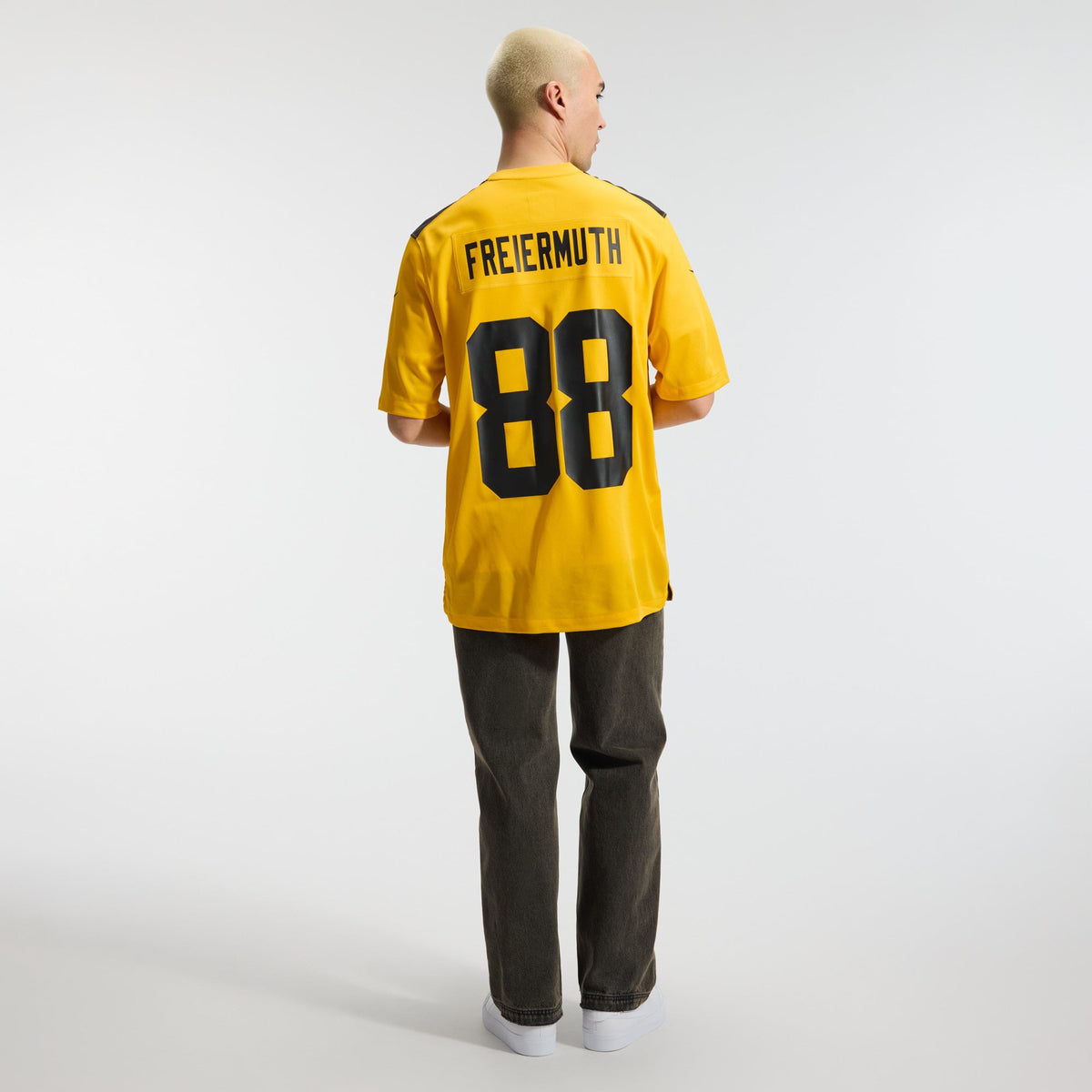 Men's Pittsburgh Steelers Pat Freiermuth Nike Black Game Jersey