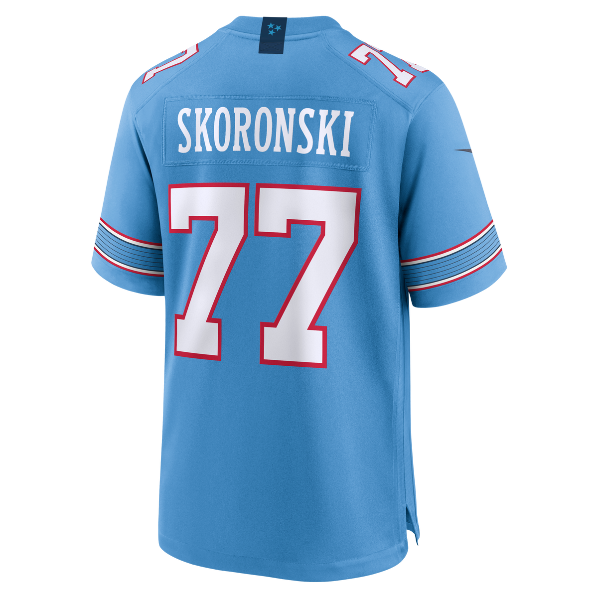 Men's Tennessee Titans Peter Skoronski Nike Light Blue Game Jersey