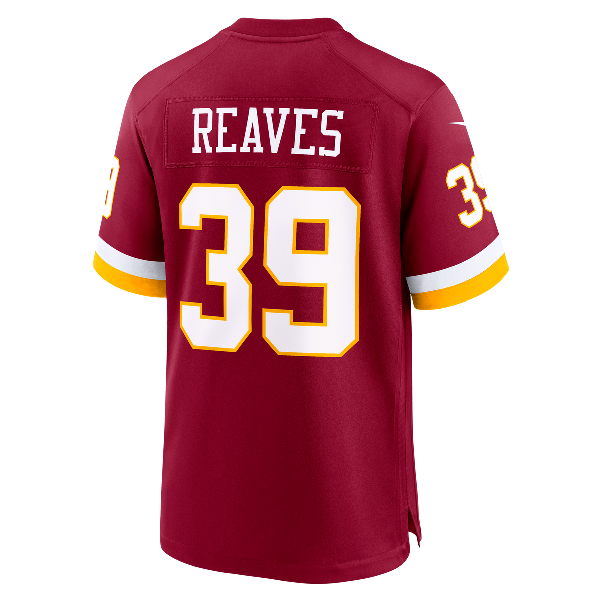 Men's Washington Commanders Jeremy Reaves Nike Black Hail Raiser Alternate Game Jersey