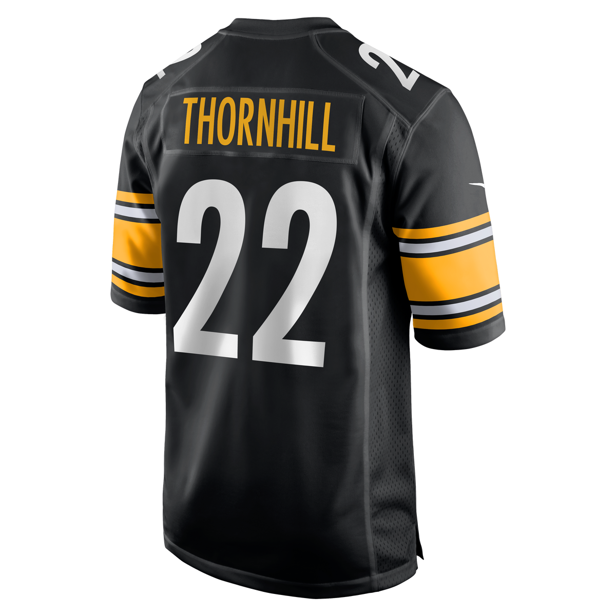 Men's Pittsburgh Steelers Juan Thornhill Nike  Black Team Game Jersey