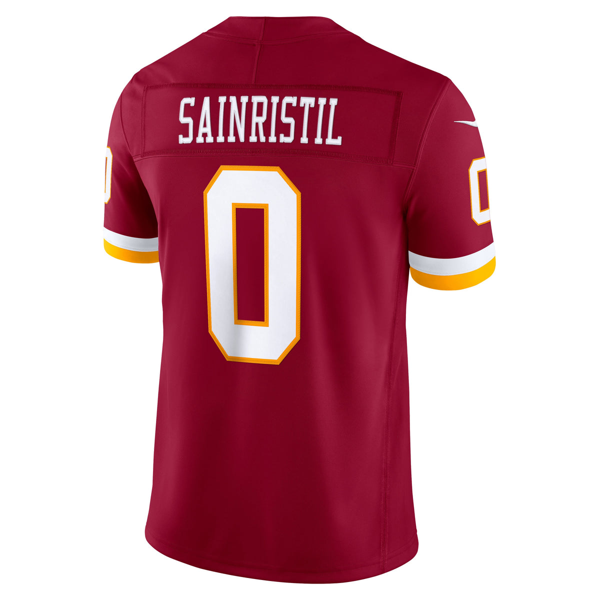 Men's Washington Commanders Mike Sainristil Nike Burgundy Team Vapor F.U.S.E. Stitched Limited Jersey