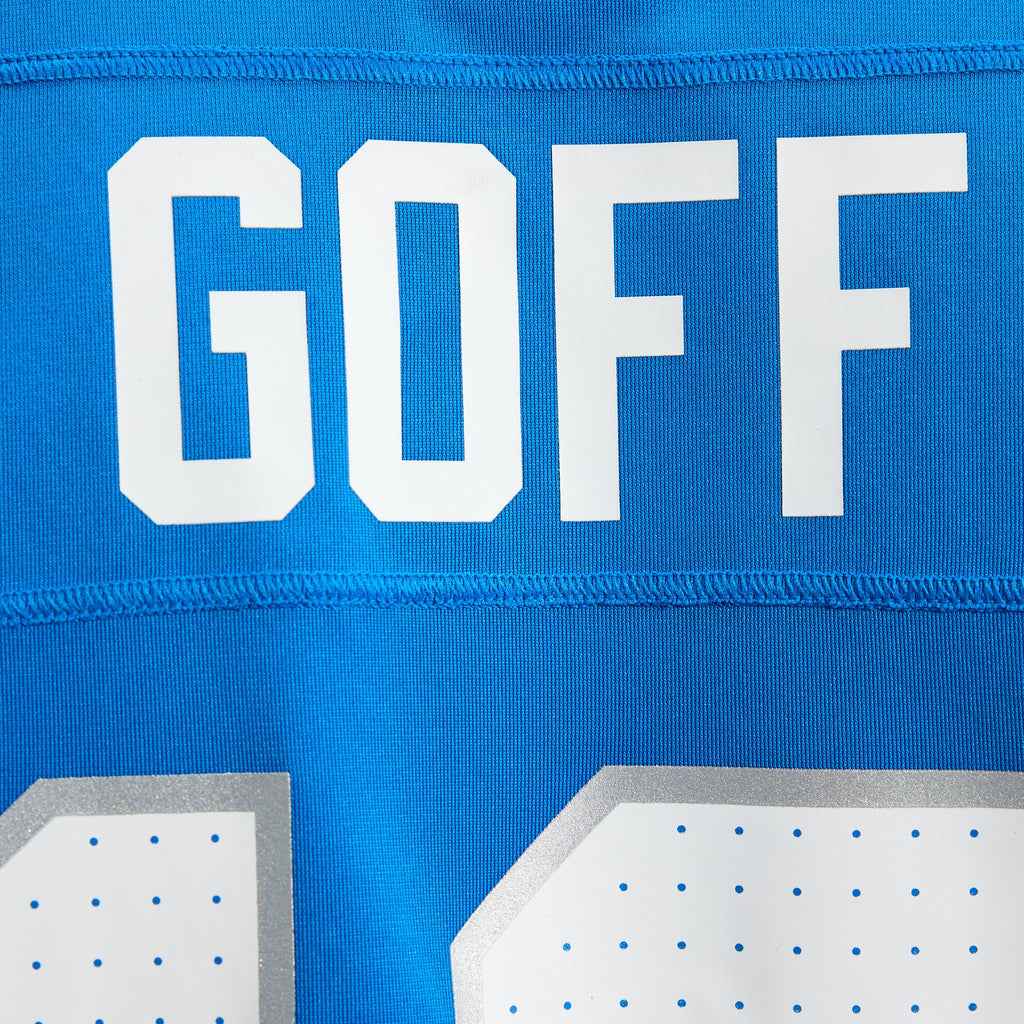Men's Detroit Lions Jared Goff Nike Blue Game Jersey