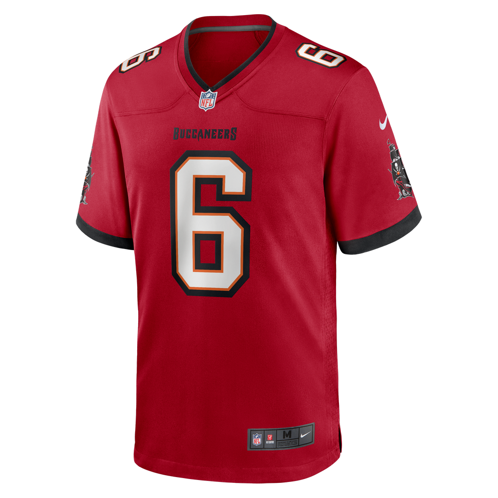Men's Tampa Bay Buccaneers Baker Mayfield Nike Red Team Game Jersey