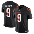 Men's Cincinnati Bengals Joe Burrow Nike Black Team Vapor F.U.S.E. Stitched Limited Jersey