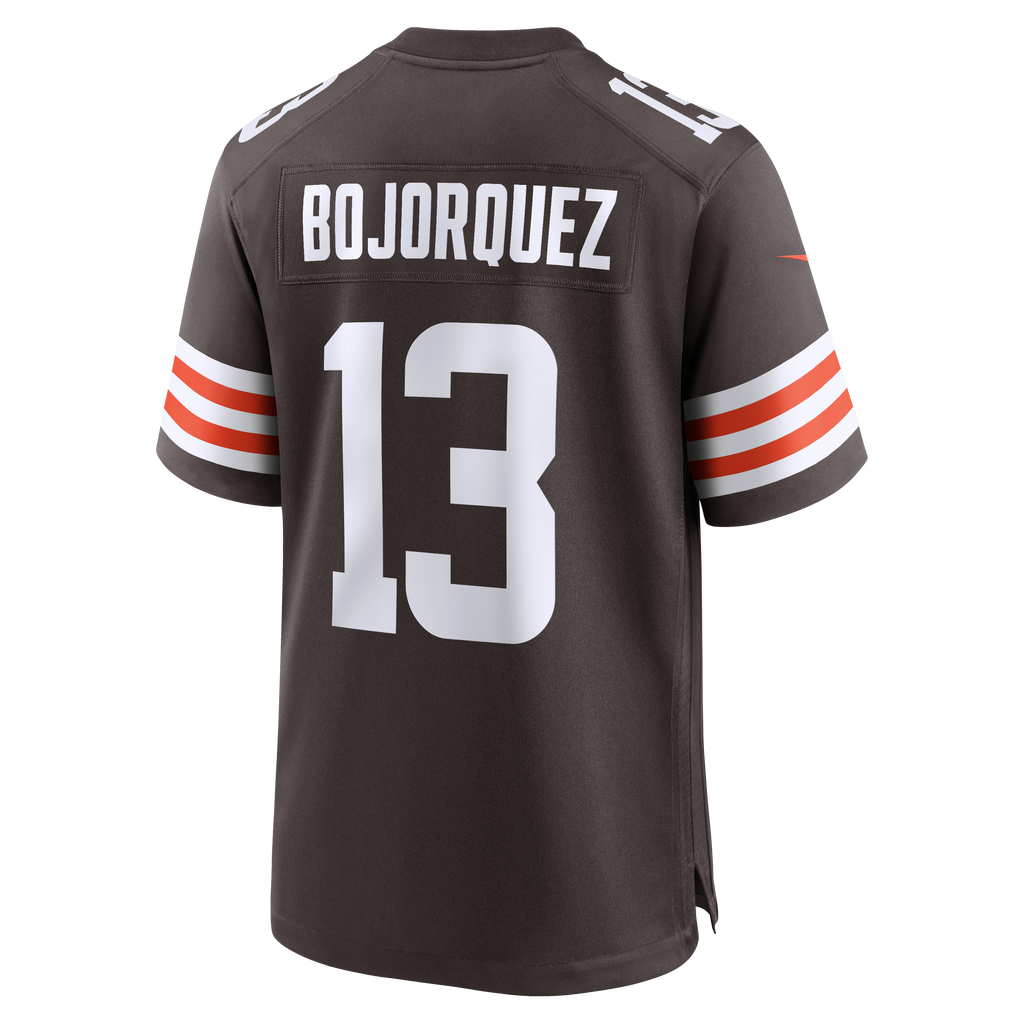 Men's Cleveland Browns Corey Bojorquez Nike Brown Game Jersey