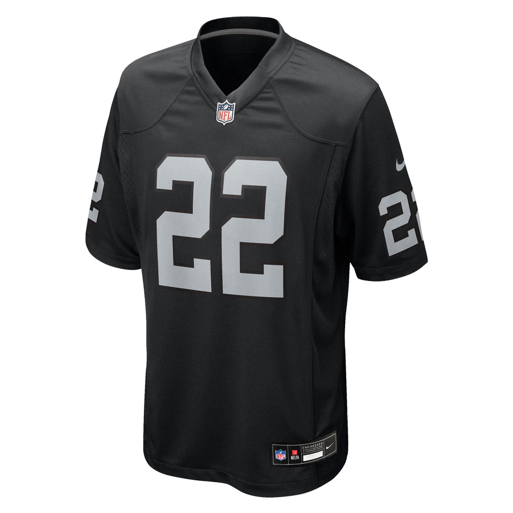 Men's Las Vegas Raiders Eric Stokes Nike  Black Team Game Jersey