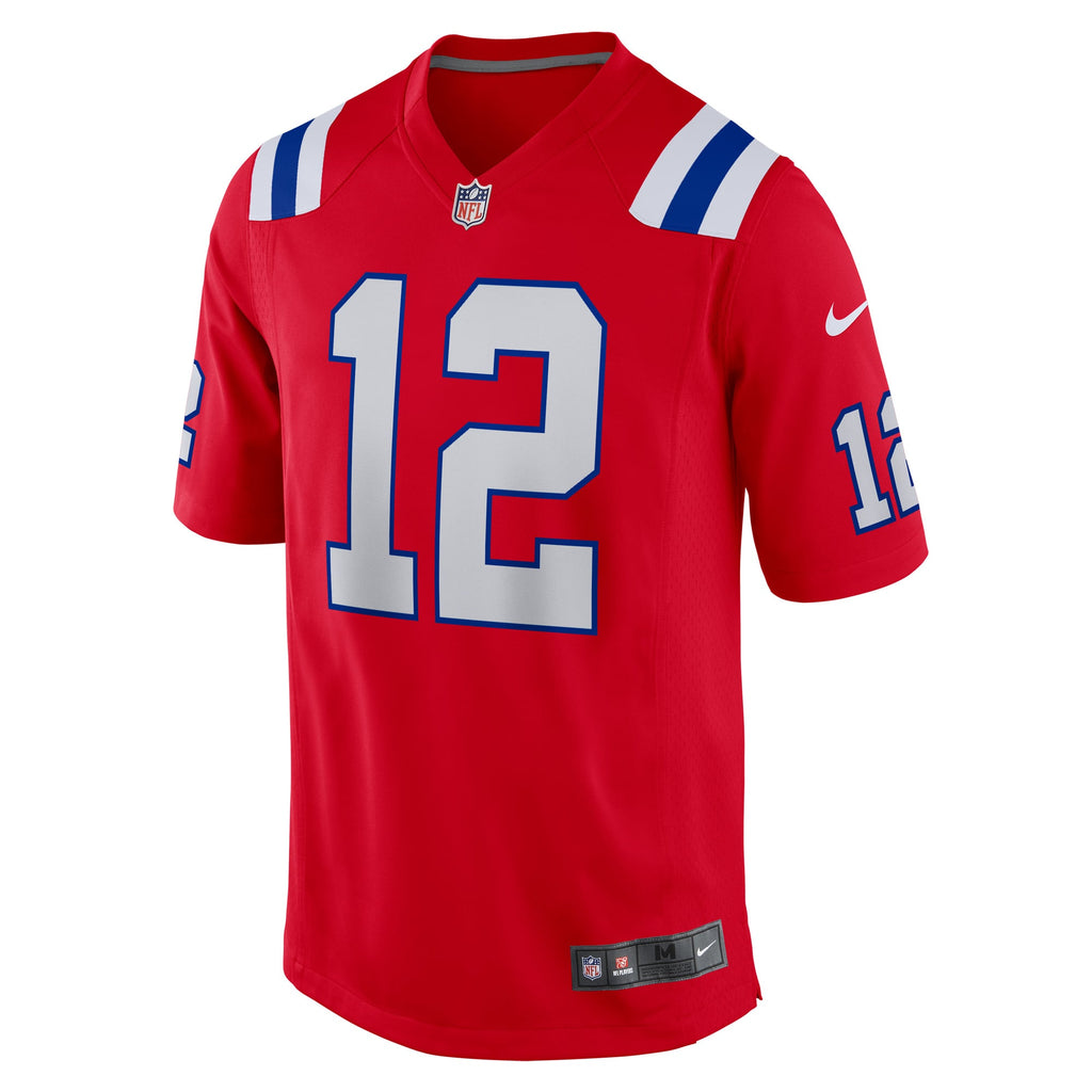 Men's New England Patriots Tom Brady Nike Red Retired Player Alternate Game Jersey