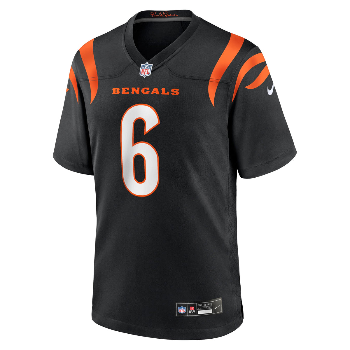 Men's Cincinnati Bengals Bryan Cook Nike  Black Team Game Jersey