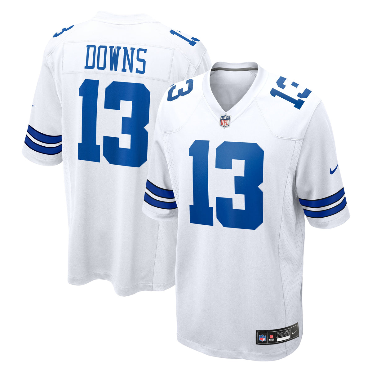 Men's Dallas Cowboys Caleb Downs Nike Navy Team Game Jersey