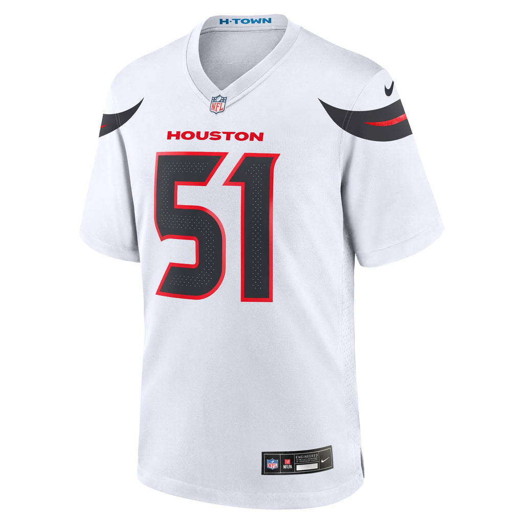 Men's Houston Texans Will Anderson Jr. Nike Navy Alternate Game Jersey