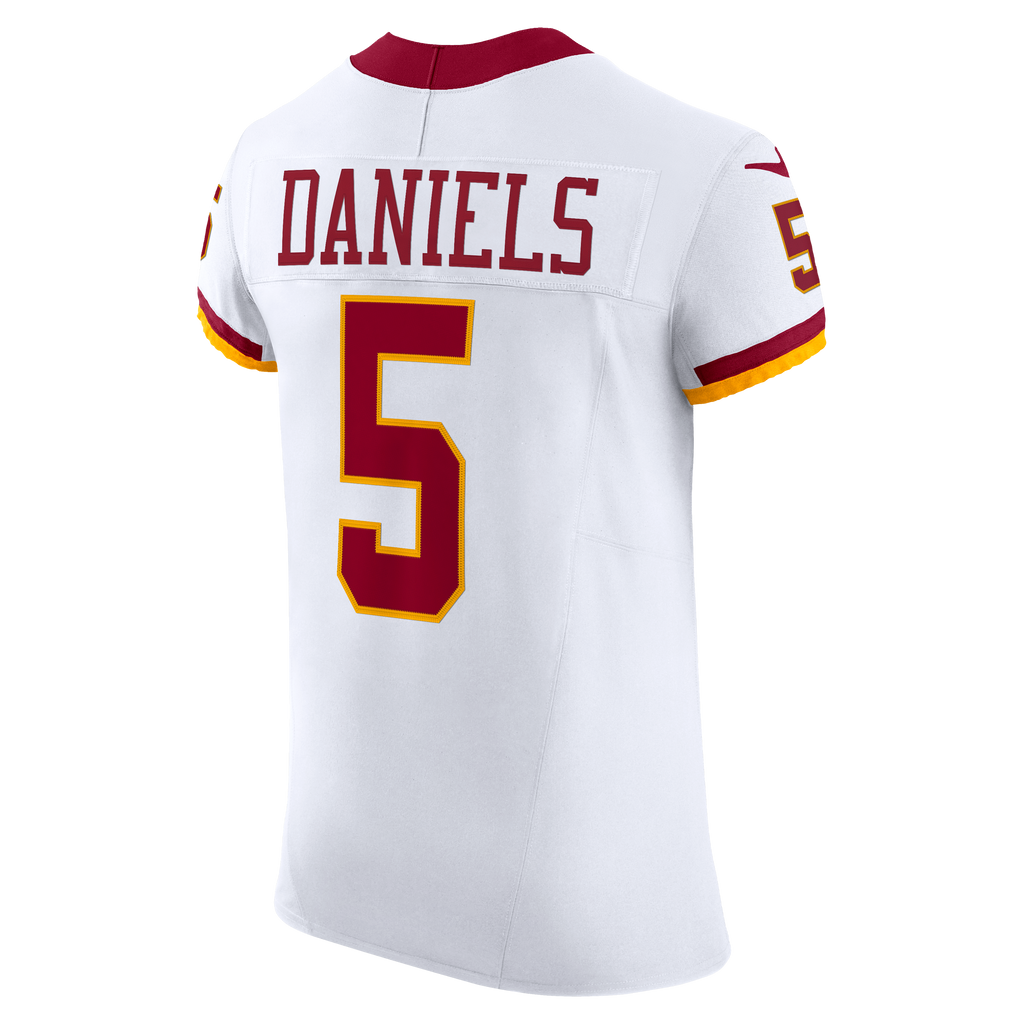 Men's Washington Commanders Jayden Daniels Nike White Alternate 2 Super Bowl Era Vapor F.U.S.E. Elite Jersey