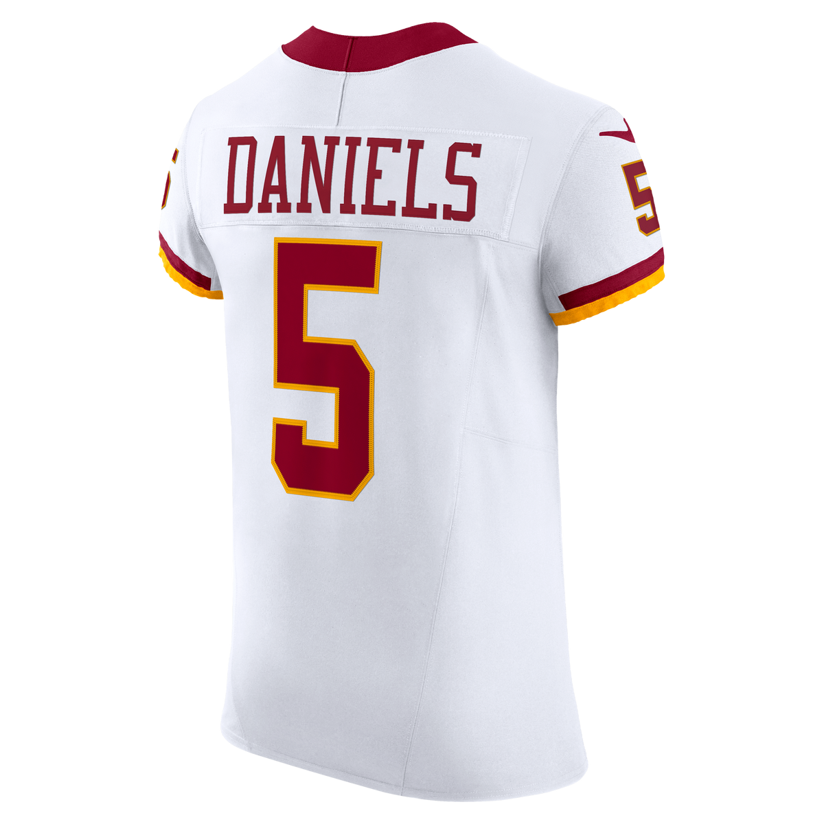 Men's Washington Commanders Jayden Daniels Nike White Alternate 2 Super Bowl Era Vapor F.U.S.E. Elite Jersey