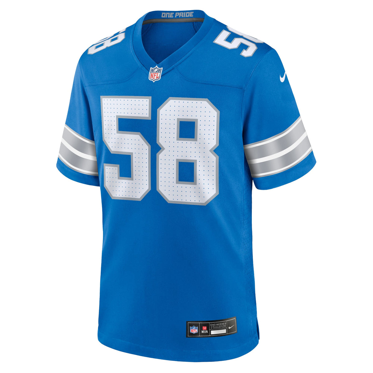 Men's Detroit Lions Penei Sewell Nike  White Game Jersey