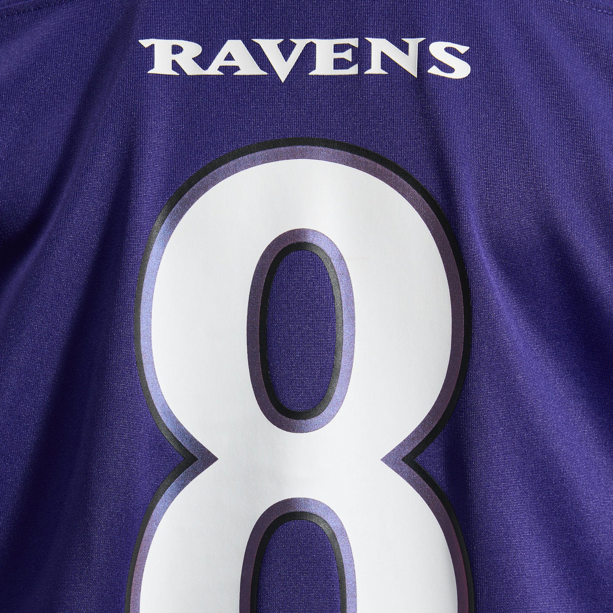 Men's Baltimore Ravens Lamar Jackson Nike Purple Team Game Jersey
