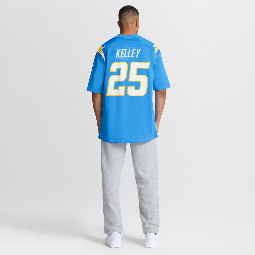 Men's Los Angeles Chargers Joshua Kelley Nike Powder Blue Game Jersey