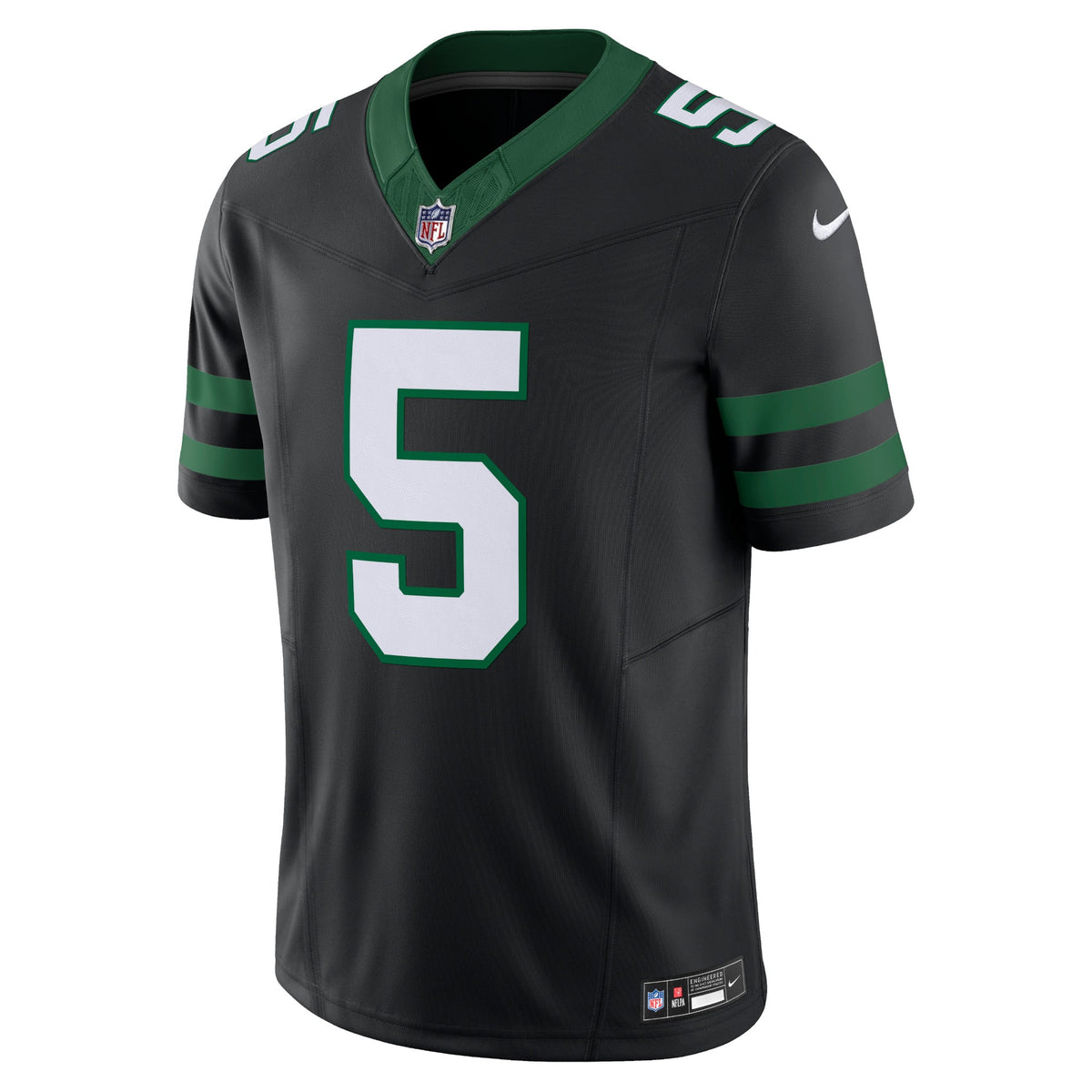 Men's New York Jets Garrett Wilson Nike Legacy White Vapor F.U.S.E. Limited Jersey