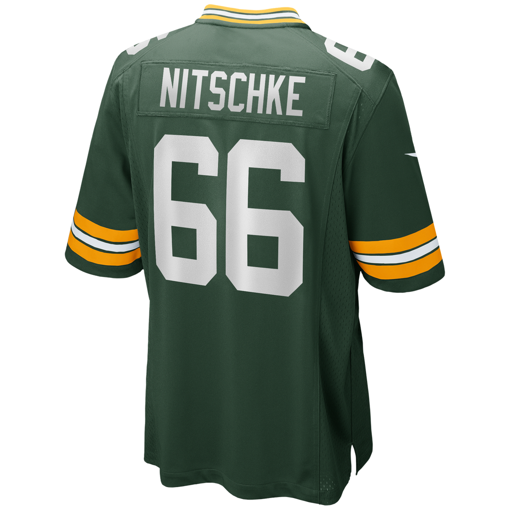 Men's Green Bay Packers Ray Nitschke Nike Green Game Retired Player Jersey