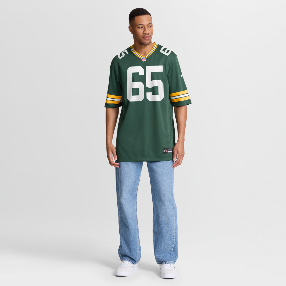 Men's Green Bay Packers Aaron Banks Nike  Green Team Game Jersey
