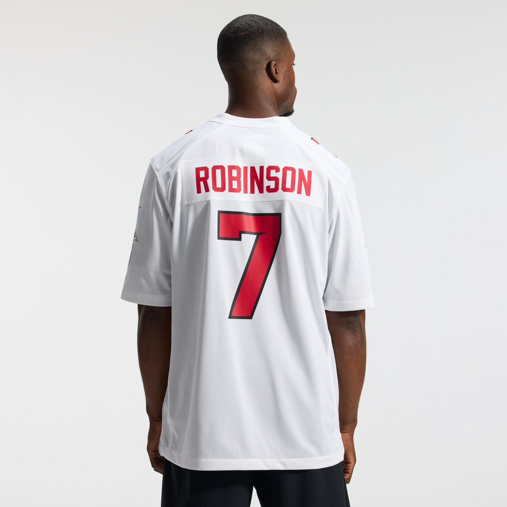 Men's Atlanta Falcons Bijan Robinson Nike White Game Jersey