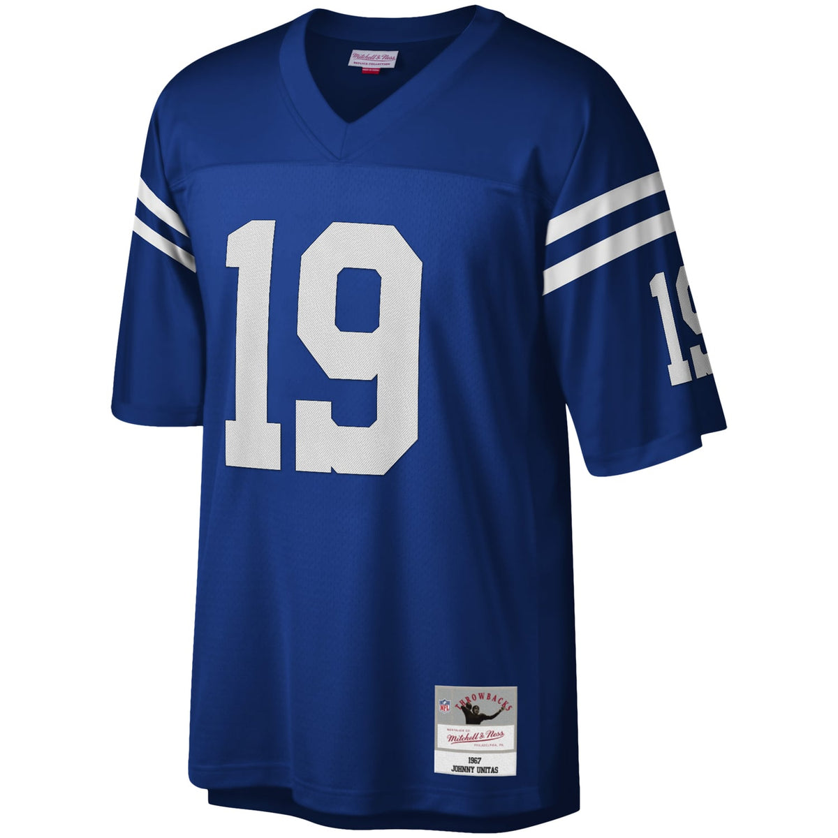 Men's Baltimore Colts Johnny Unitas Mitchell & Ness Royal Legacy Replica Jersey