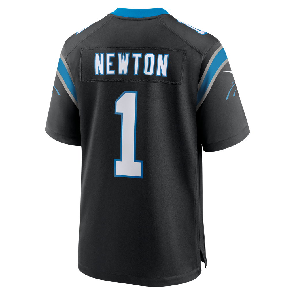 Men's Carolina Panthers Cam Newton Nike  Black Team Retired Game Jersey