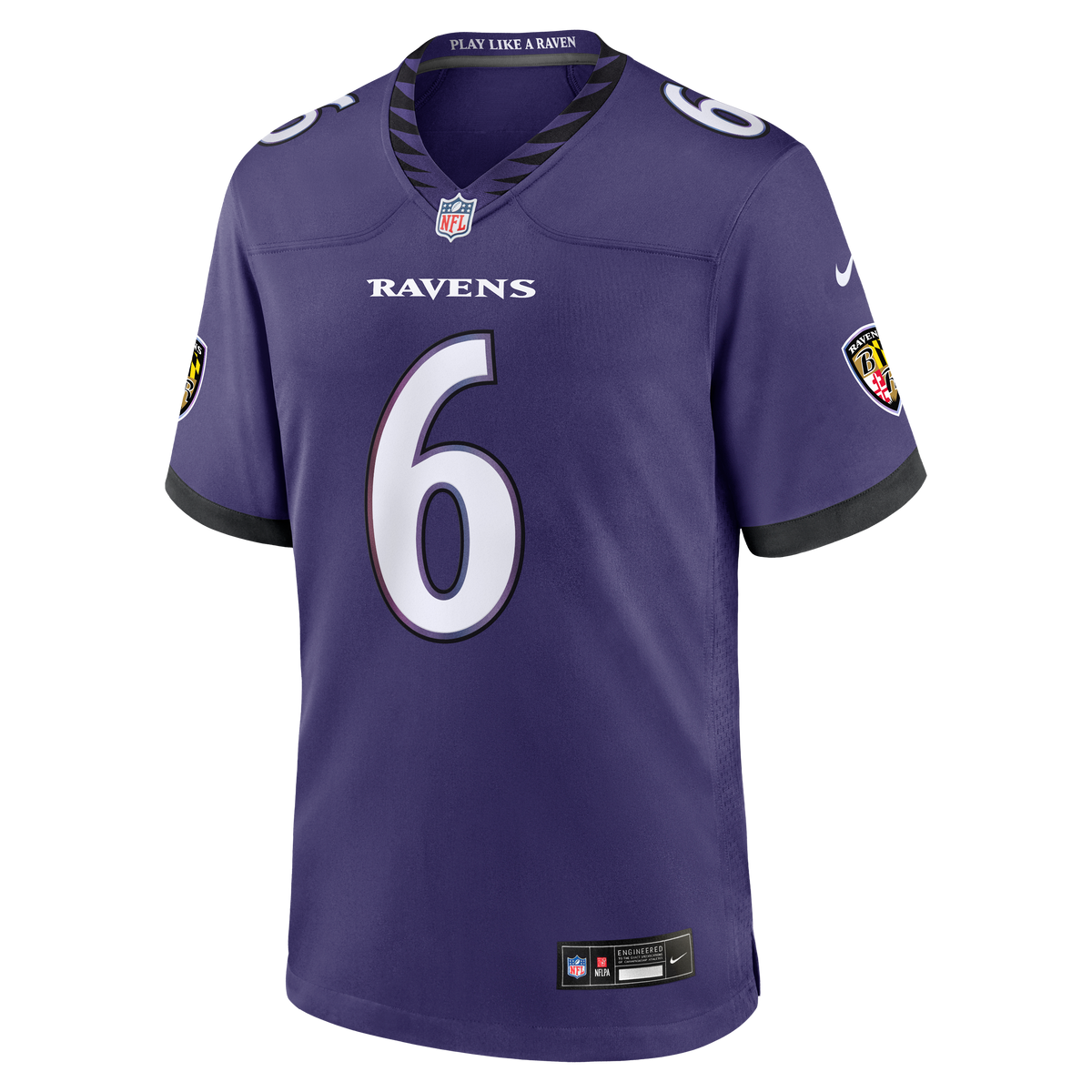 Men's Baltimore Ravens Ja'Kobi Lane Nike Purple Team Game Jersey