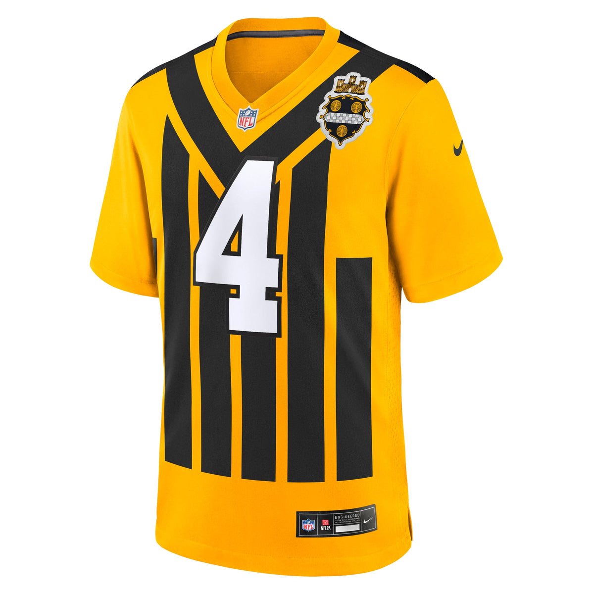 Men's Pittsburgh Steelers DK Metcalf Nike Black Game Player Jersey