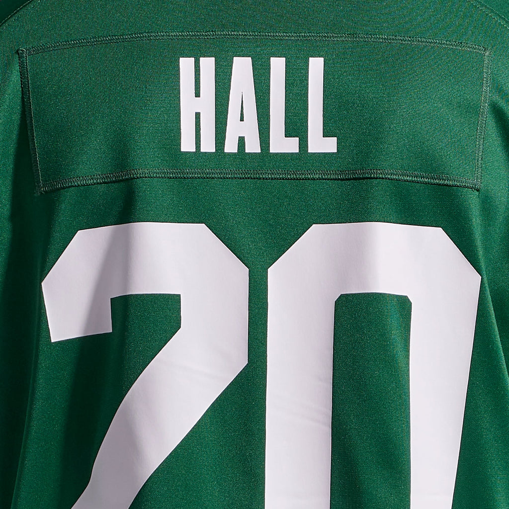 Men's New York Jets Breece Hall Nike Legacy Green Game Jersey