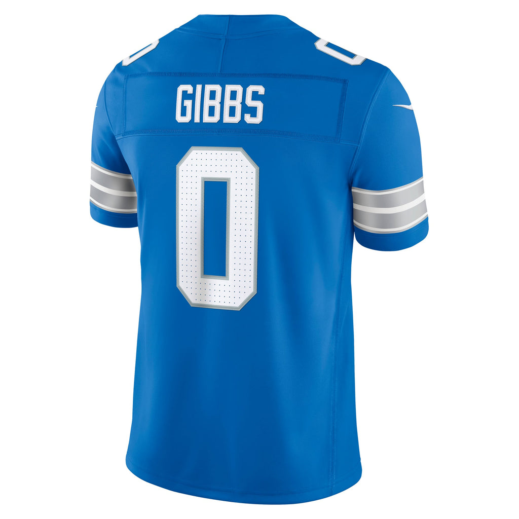 Men's Detroit Lions Jahmyr Gibbs Nike Black Alternate Vapor F.U.S.E. Stitched Limited Jersey