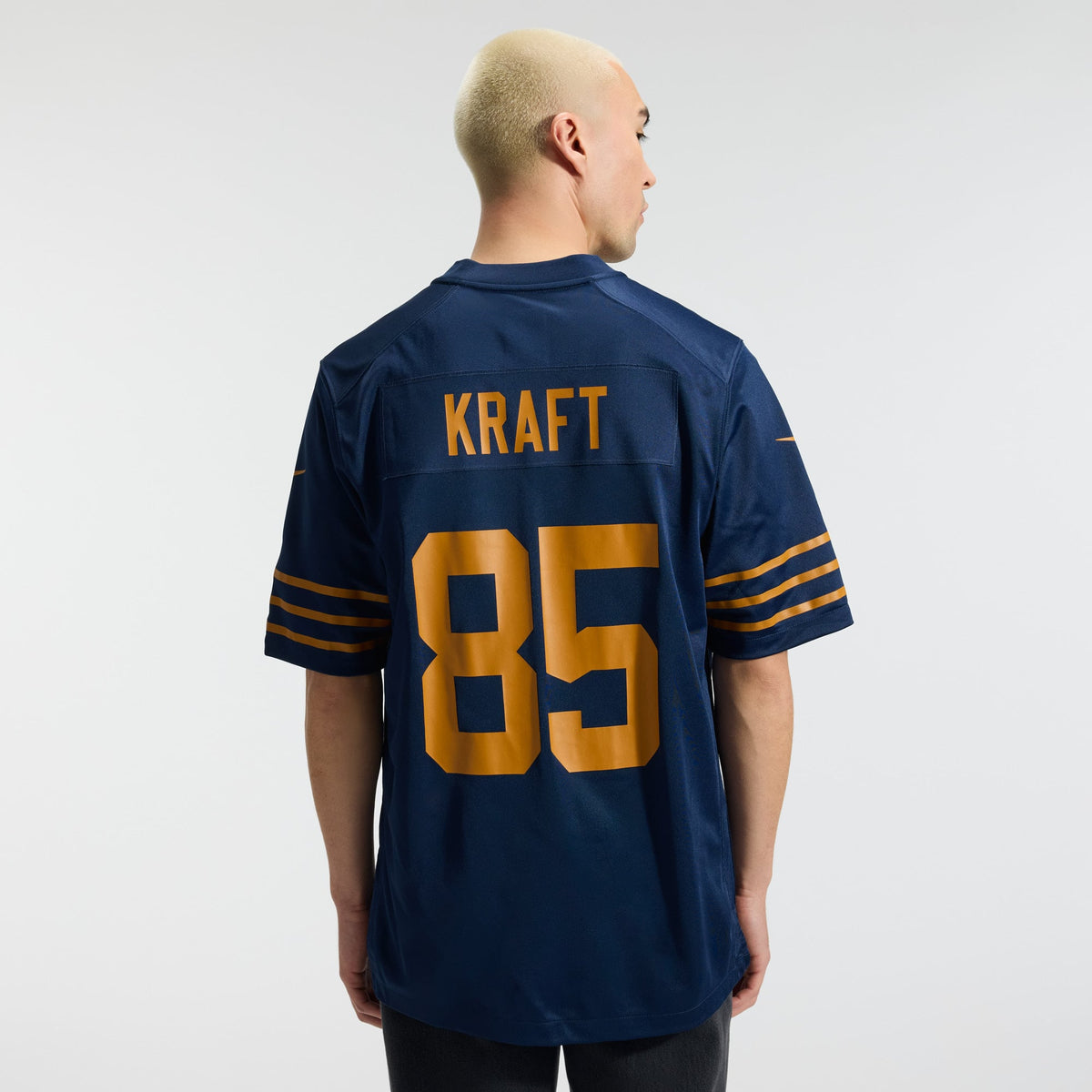 Men's Green Bay Packers Tucker Kraft Nike  Navy Alternate  Game Jersey