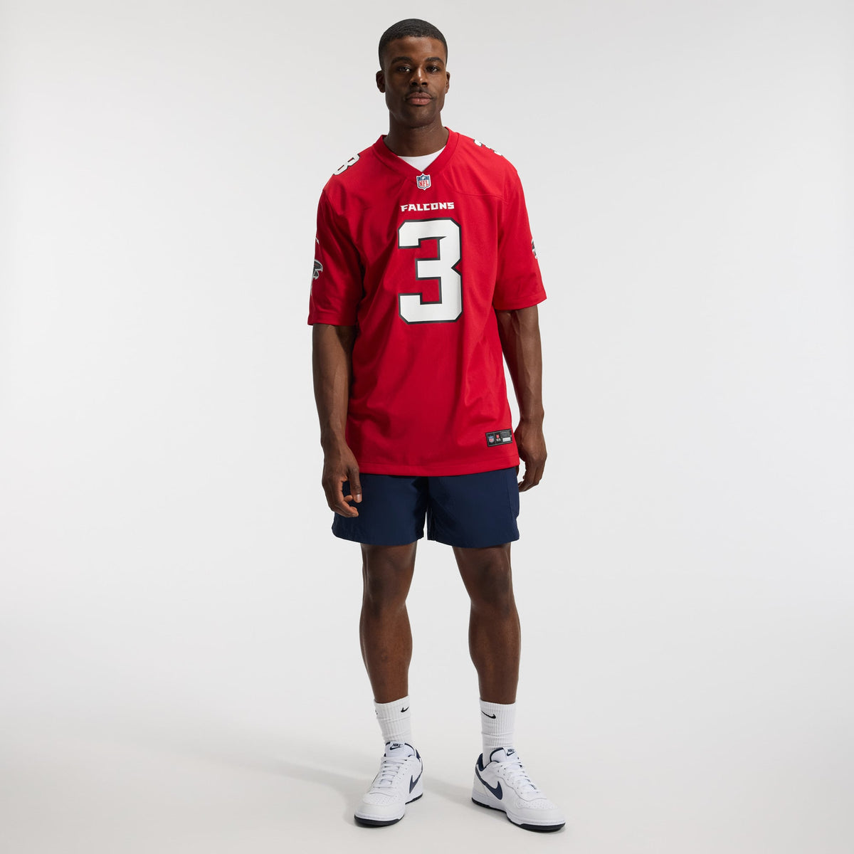 Men's Atlanta Falcons Jessie Bates III Nike Red Game Jersey