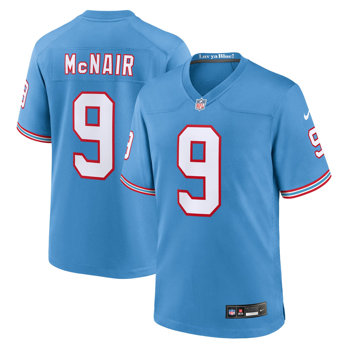 Men's Tennessee Titans Steve McNair Nike White Retired Player Game Jersey