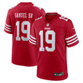 Men's San Francisco 49ers Deebo Samuel Sr Nike Scarlet Team Game Jersey