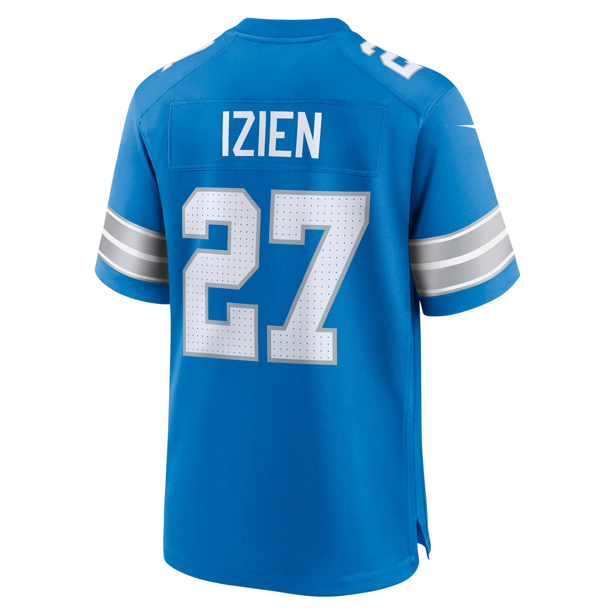 Men's Detroit Lions Christian Izien Nike  Blue Team Game Jersey
