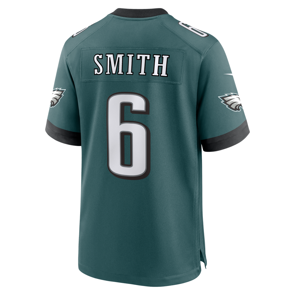 Men's Philadelphia Eagles DeVonta Smith Nike  Midnight Green Team Game Jersey