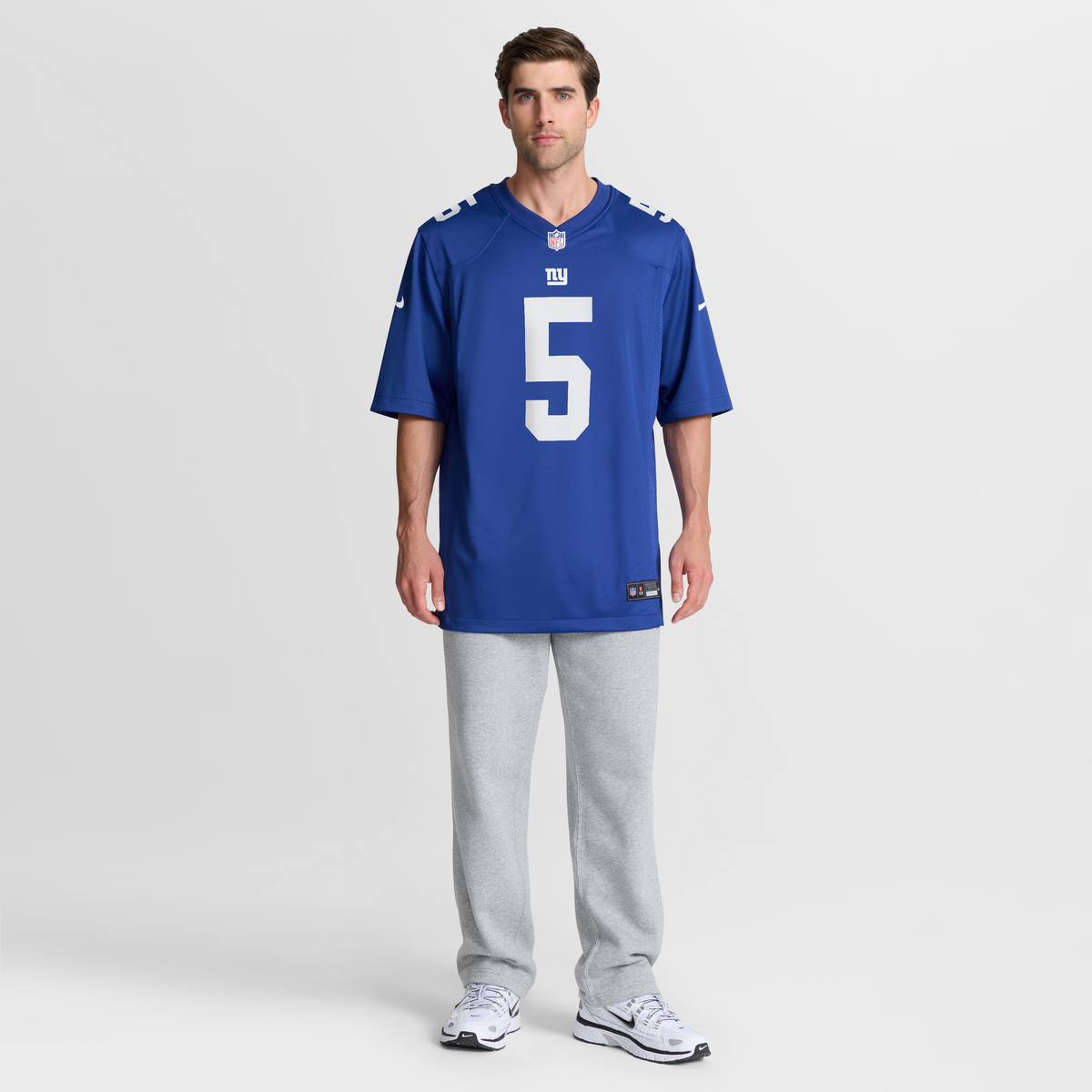 Men's New York Giants Kayvon Thibodeaux Nike White Player Game Jersey