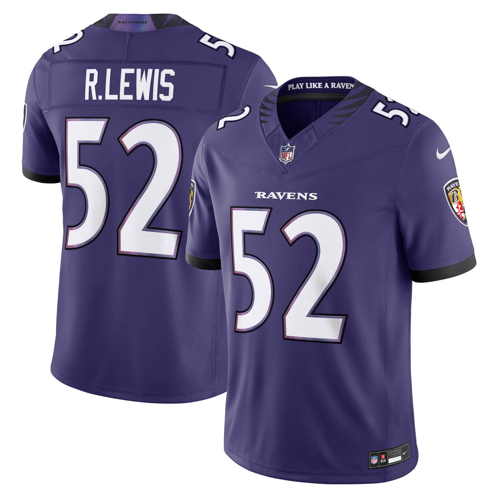 Men's Baltimore Ravens Ray Lewis Nike Purple Vapor F.U.S.E. Stitched Retired Limited Jersey