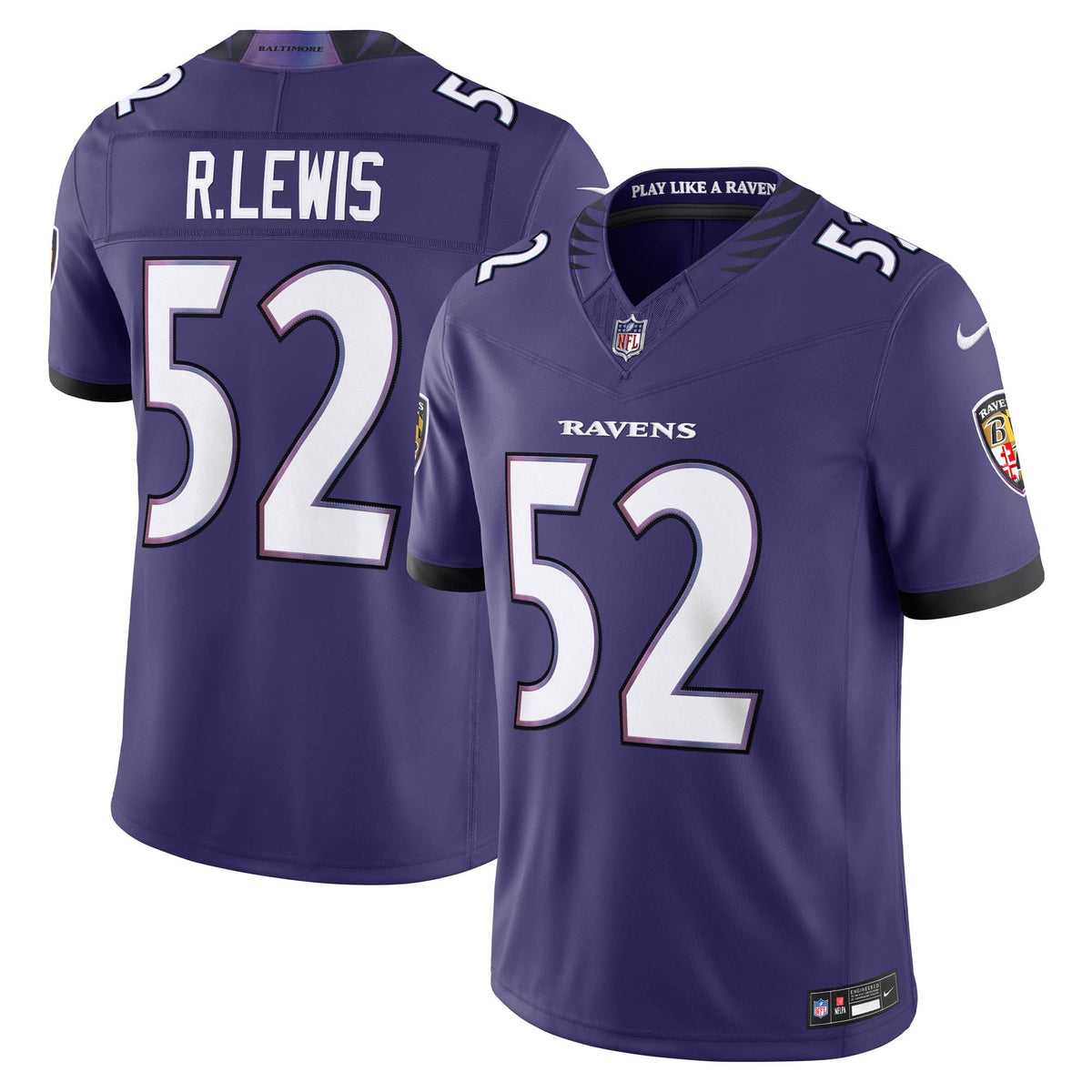 Men's Baltimore Ravens Ray Lewis Nike Black Alternate Vapor F.U.S.E. Stitched Retired Player Limited Jersey
