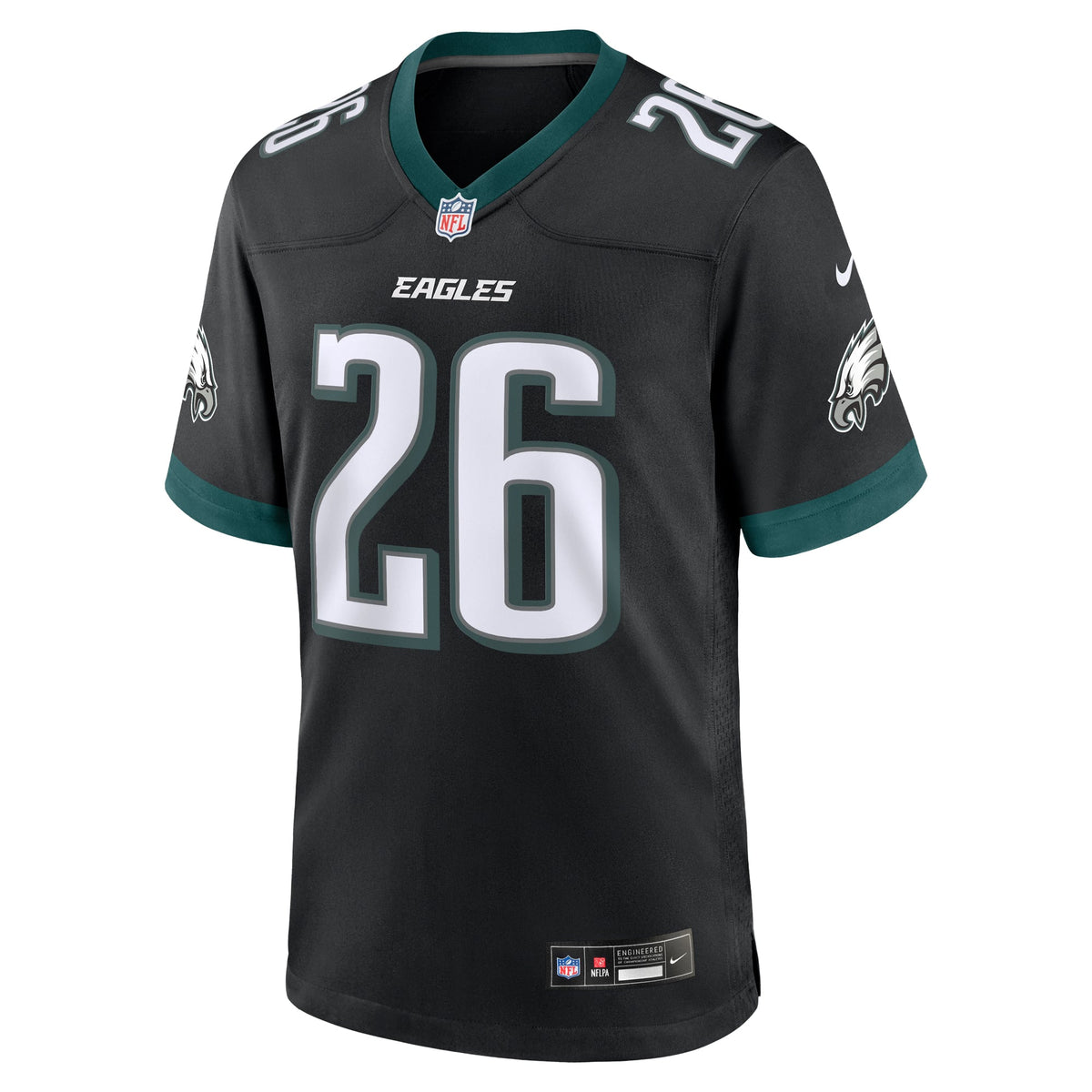 Men's Philadelphia Eagles Saquon Barkley Nike Midnight Green Game Player Jersey