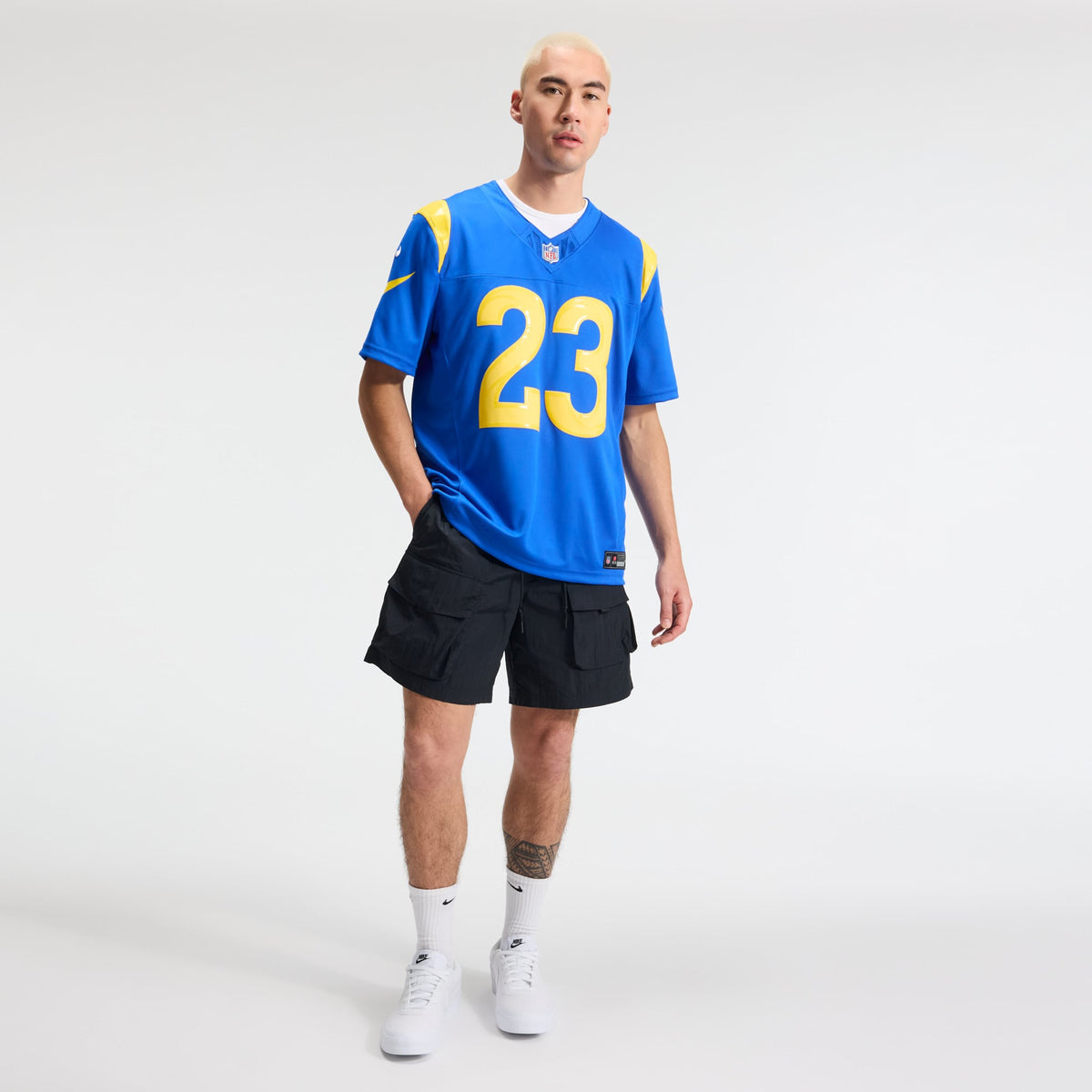 Men's Los Angeles Rams Kyren Williams Nike Classic Sol Vapor F.U.S.E. Stitched Limited Jersey