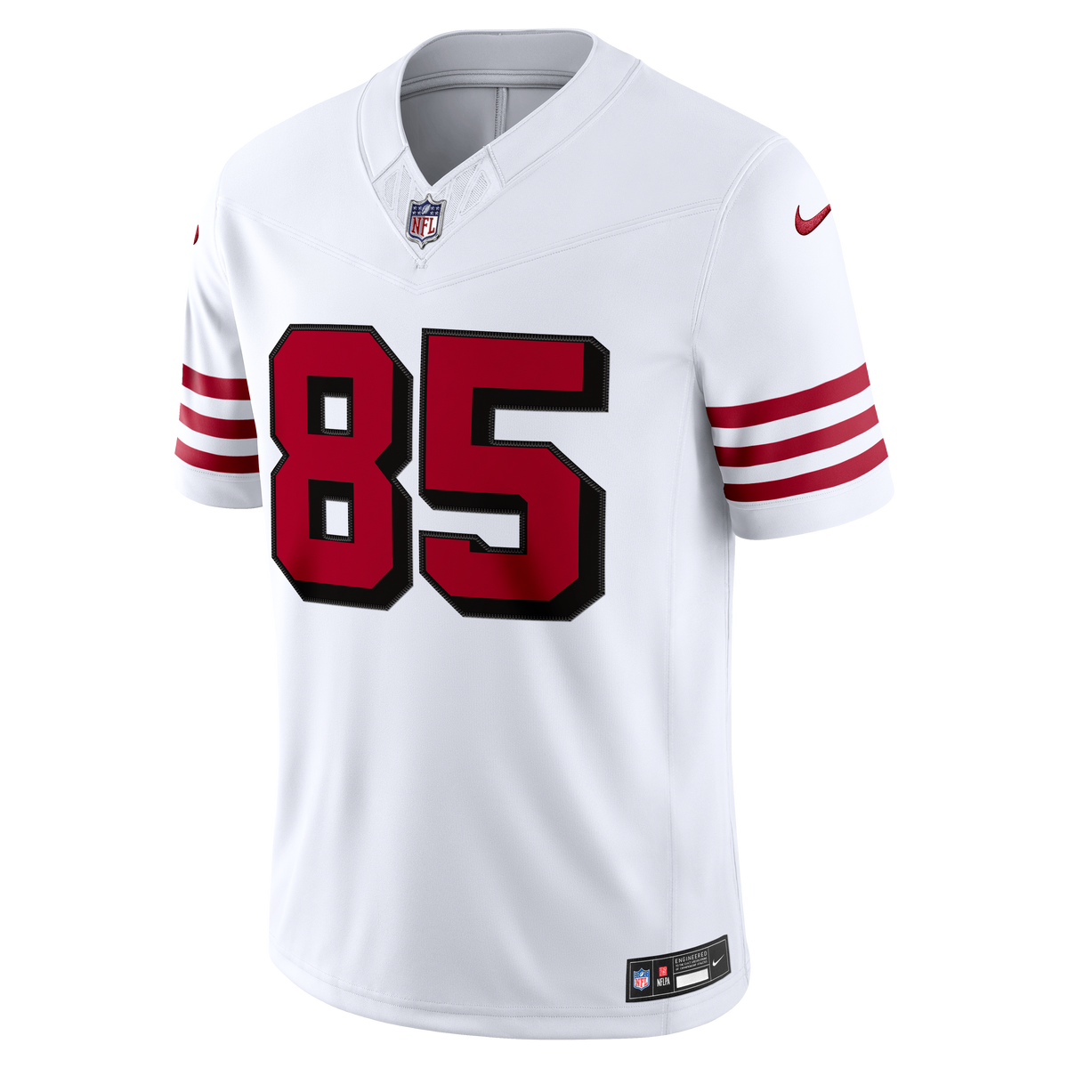 Men's San Francisco 49ers George Kittle Nike Scarlet Team Vapor F.U.S.E. Stitched Limited Jersey