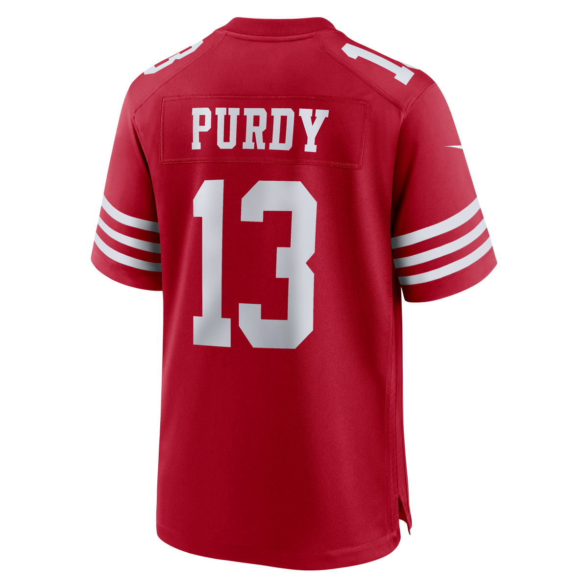 Men's San Francisco 49ers Brock Purdy Nike Scarlet 80th Anniversary Game Jersey