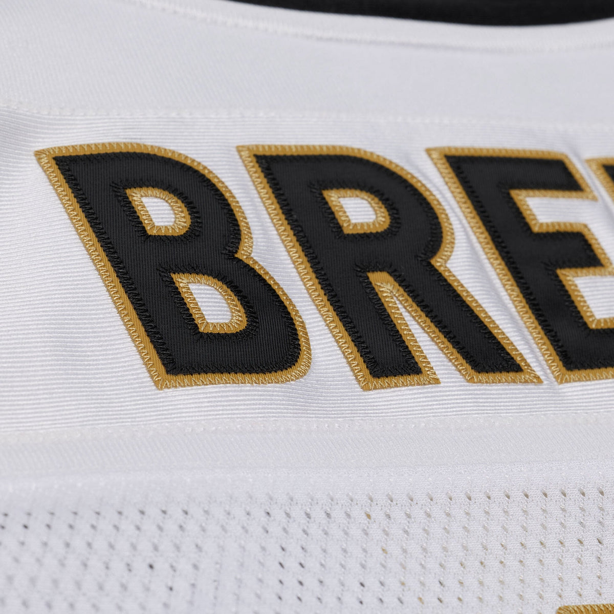 Men's New Orleans Saints Drew Brees Mitchell & Ness White Super Bowl XLIV Authentic Jersey