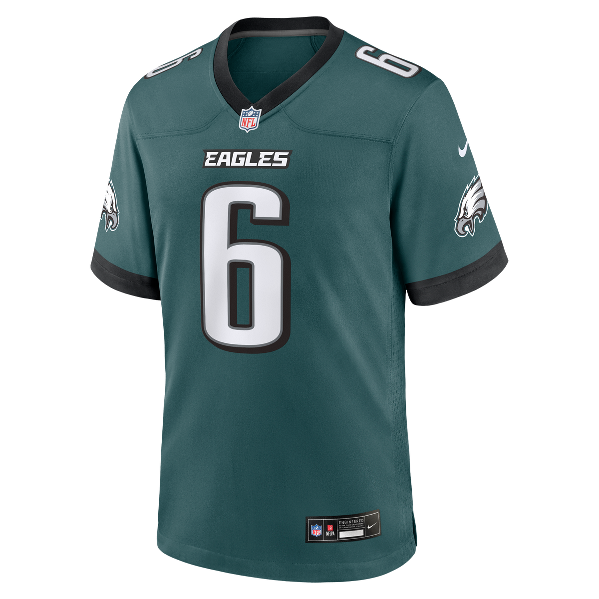 Men's Philadelphia Eagles DeVonta Smith Nike  Black Alternate Game Jersey