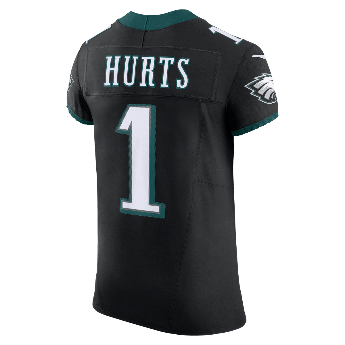 Men's Philadelphia Eagles Jalen Hurts Nike Black Alternate Vapor F.U.S.E. Elite Jersey