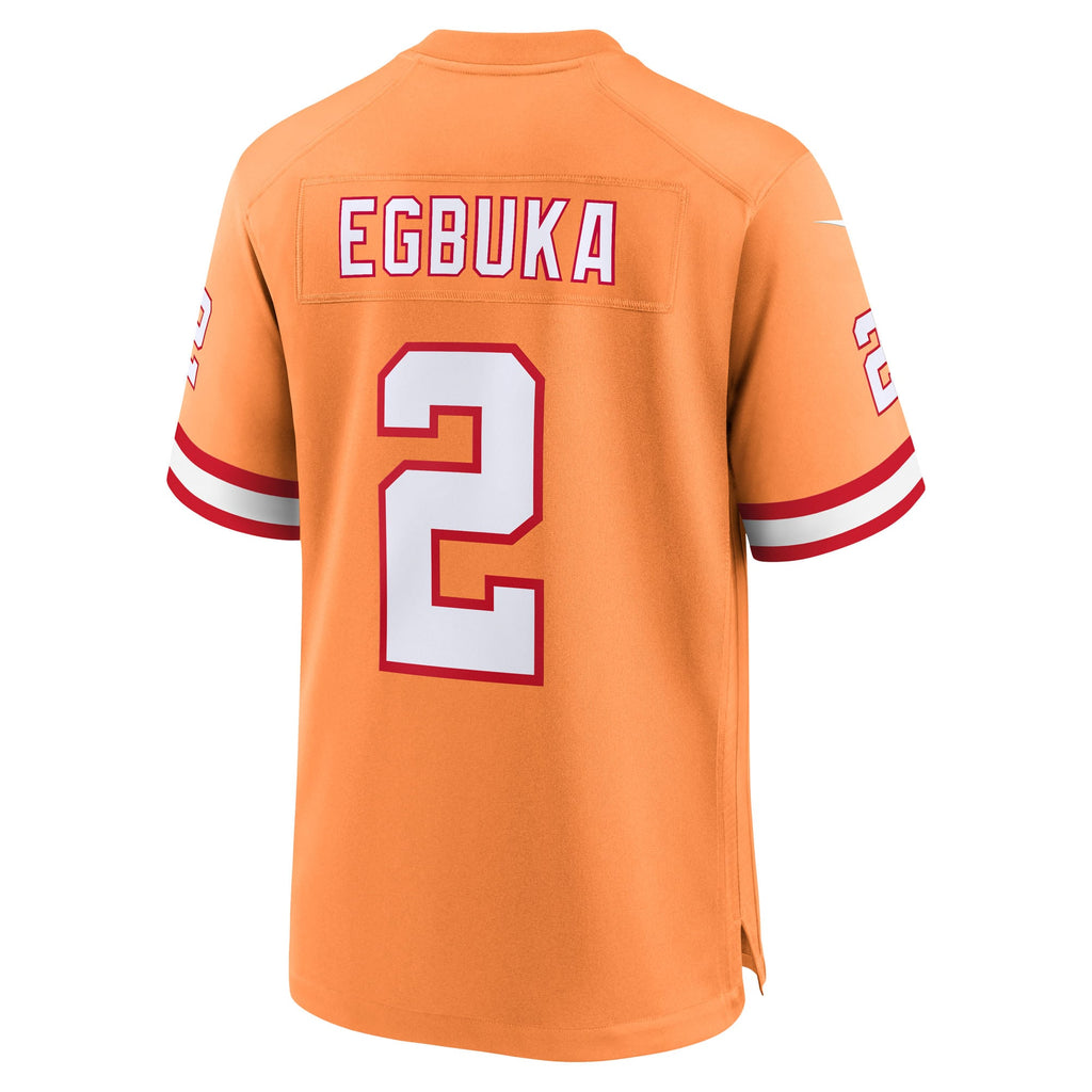 Men's  Tampa Bay Buccaneers Emeka Egbuka Nike Red Team  Game Jersey