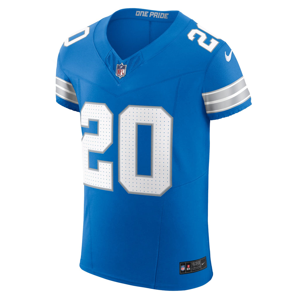 Men's Detroit Lions Barry Sanders Nike Black Alternate Vapor F.U.S.E. Elite Jersey