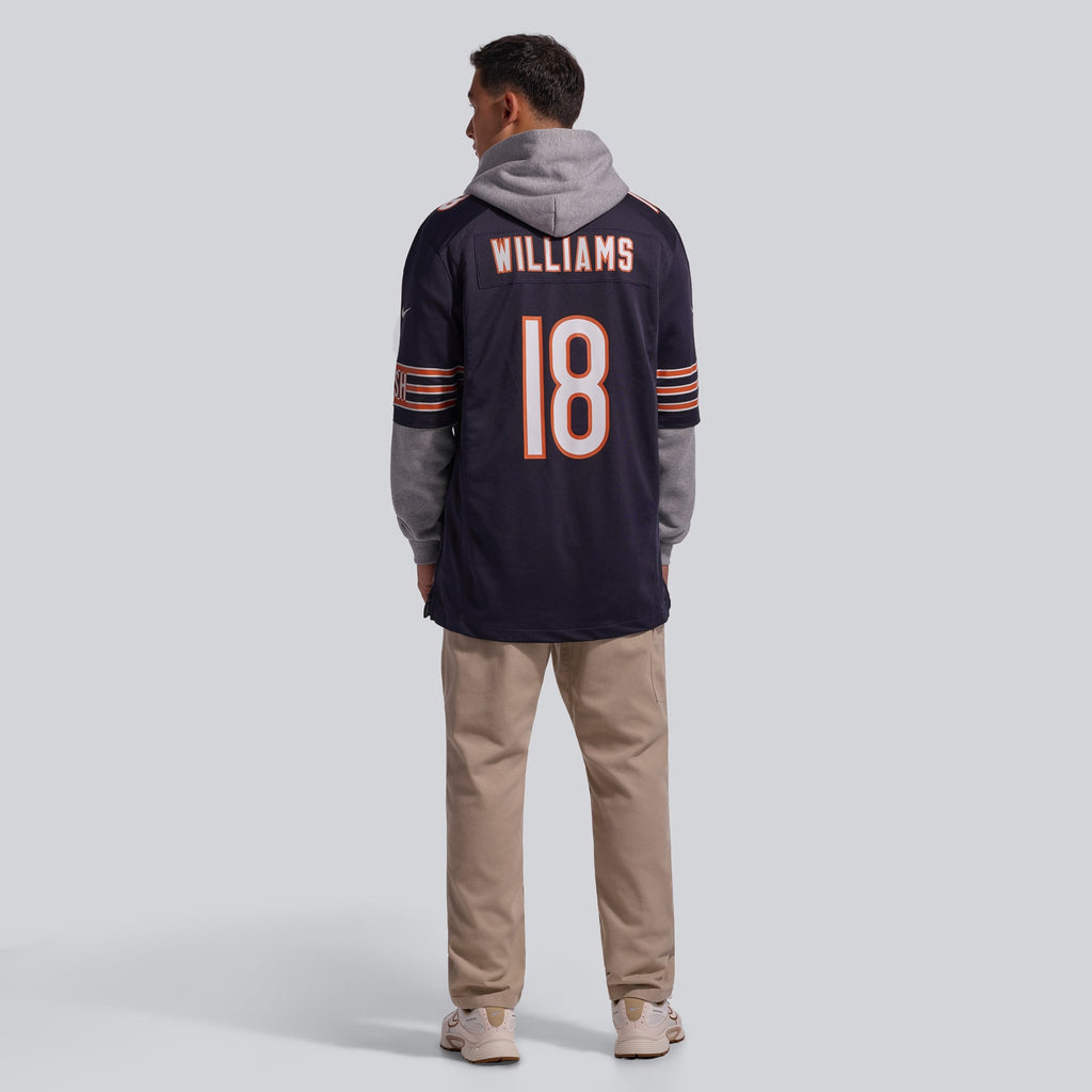 Men's Chicago Bears Caleb Williams Nike Navy  Player Game Jersey