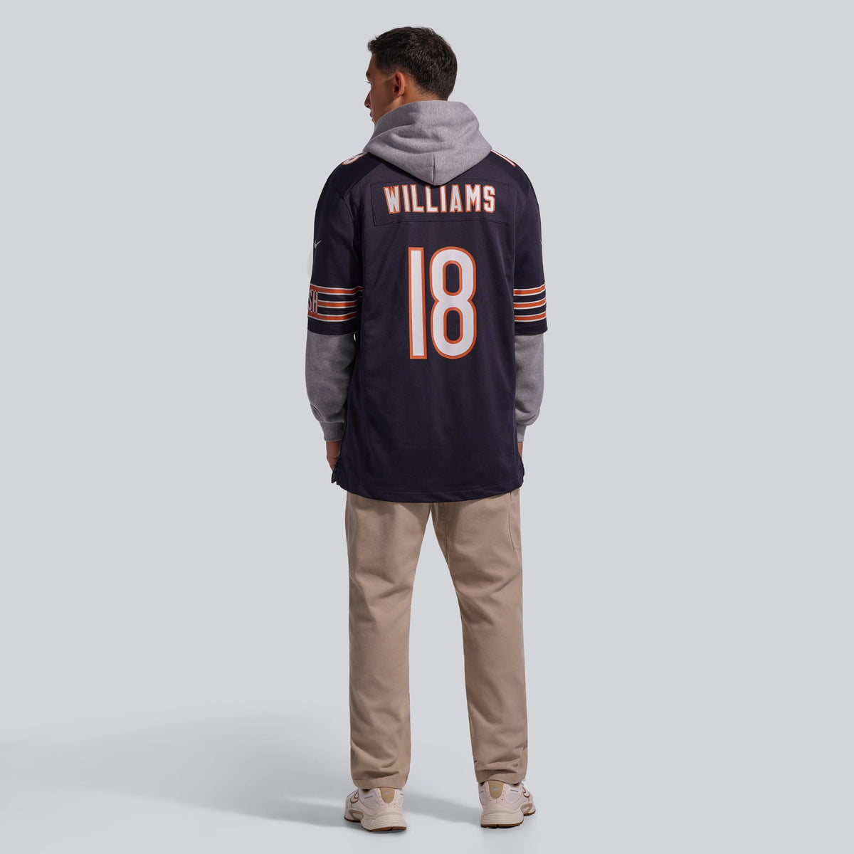 Men's Chicago Bears Caleb Williams Nike Navy  Player Game Jersey